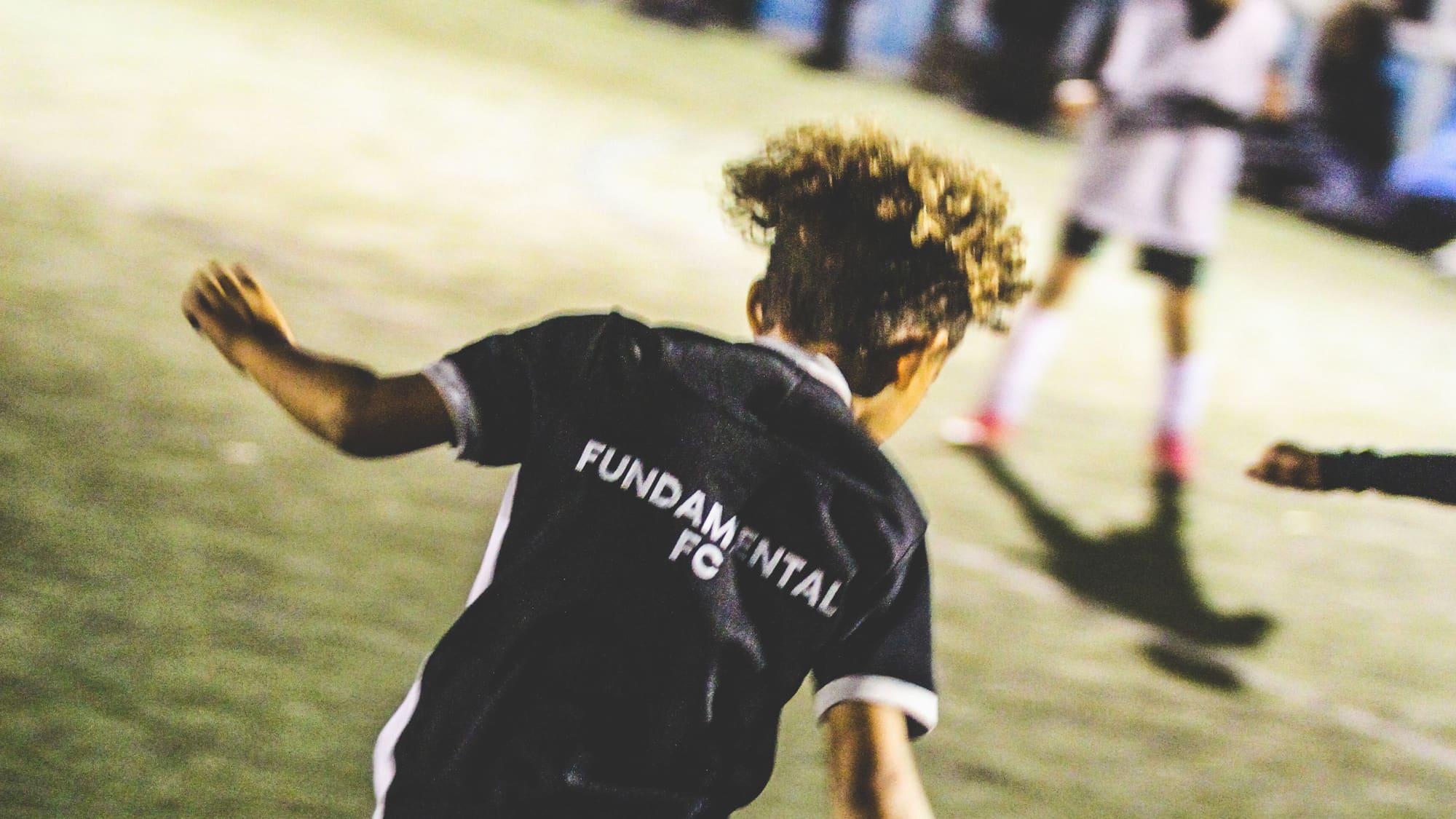 Fundamental FC players training together on the pitch